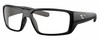 Profile View of Costa Del Mar Fantail Pro Designer Reading Eye Glasses in Matte Black Unisex Rectangular Full Rim Acetate 60 mm