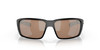Front View of Costa Del Mar Fantail Pro Sunglass Black/Polarize Copper Silver Mirror 580G 60mm