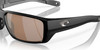 Top View of Costa Del Mar Fantail Pro Sunglass Black/Polarize Copper Silver Mirror 580G 60mm
