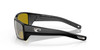 Side View of Costa Del Mar Fantail Pro Sunglass Black/Polarized Silver Mirror 580G GLASS 60mm