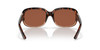 Front View of Costa Del Mar Gannet Women's Sunglasses Tortoise Pink/Polarized Copper 580P 58mm Alternate 1