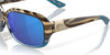 Top View of Costa Del Mar Gannet Womens Sunglass Brown Wahoo/Polarized Blue Mirror 580G 58mm