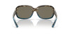 Front View of Costa Del Mar Gannet Womens Sunglass Brown Wahoo/Polarized Blue Mirror 580G 58mm Alternate 1