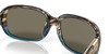 Profile View of Costa Del Mar Gannet Womens Sunglass Brown Wahoo/Polarized Blue Mirror 580G 58mm Alternate 1