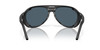 Front View of Costa Del Mar Grand Catalina Unisex Sunglasses in Black/Polarized Gray 580P 59mm Alternate 1