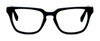 Parkman Handcrafted Eyeglasses Bradfield in Matte-Black with Denim ; Made in the USA :: Custom Left & Right Lens