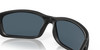 Profile View of Costa Del Mar Jose Unisex Sunglasses in Black Blackout/Polarized Gray 580P 62 mm Alternate 1