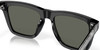 Profile View of Costa Del Mar Keramas Unisex Sunglasses in Black Silver/Polarized Gray 580G 54mm Alternate 1