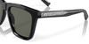 Top View of Costa Del Mar Keramas Unisex Sunglasses in Black Silver/Polarized Gray 580G 54mm
