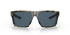 Front View of Costa Del Mar Lido Unisex Sunglasses Grey Brown Wetland/Polarized Gray 580P 57mm
