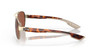 Side View of Costa Del Mar Loreto Women Pilot Sunglasses Rose Gold/Polarized Copper 580P 56mm