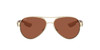 Side View of Costa Del Mar Loreto Women Pilot Sunglasses Rose Gold/Polarized Copper 580P 56mm Alternate 1