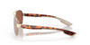 Side View of Costa Del Mar Loreto Sunglass Rose Gold/Polarized Copper Silver Mirror 580P 56mm
