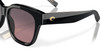 Top View of Costa Del Mar Nusa Cat Eye Sunglass Black Gold/Polarized Rose Gradient 580G 54mm