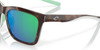 Top View of Costa Del Mar Panga Cat Eye Sunglasses Tortoise/Polarized Green Mirror 580P 56mm