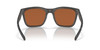 Front View of Costa Del Mar Panga Sunglasses in Gray Tortoise/Polarized Green Mirror 580P 56mm Alternate 1