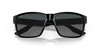 Close Up View of Costa Del Mar Paunch Unisex Sunglass in Black/Polarized Gray Gradient 580G 57 mm