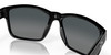Profile View of Costa Del Mar Paunch Unisex Sunglass in Black/Polarized Gray Gradient 580G 57 mm Alternate 1