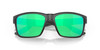Close Up View of Costa Del Mar Paunch Sunglasses in Gray Crystal/Polarized Green Mirror 580G 57mm