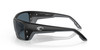 Side View of Costa Del Mar Permit Unisex Rectangle Sunglasses Black/Polarized Gray 580P 63 mm