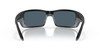 Front View of Costa Del Mar Permit Unisex Rectangle Sunglasses Black/Polarized Gray 580P 63 mm Alternate 1