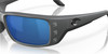 Top View of Costa Del Mar Permit Unisex Sunglass Matte Gray/Polarized Blue Mirror 580P 63 mm