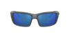 Side View of Costa Del Mar Permit Unisex Sunglass Matte Gray/Polarized Blue Mirror 580P 63 mm Alternate 1