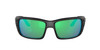 Side View of Costa Del Mar Permit Unisex Sunglass Black Gray/Polarized Green Mirror 580G 63mm Alternate 1