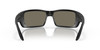 Front View of Costa Del Mar Permit Unisex Sunglasses in Black/Polarized Blue Mirror 580G 63 mm Alternate 1