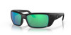 Top View of Costa Del Mar Permit Unisex Sunglasses in Black/Polarized Green Mirror 580G 63mm Alternate 1