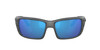 Side View of Costa Del Mar Permit Unisex Sunglass Gray/Polarized Blue Mirror 580G GLASS 63 mm Alternate 1
