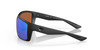 Side View of Costa Del Mar Reefton Unisex Sunglass in Black/Polarized Green Mirror 580P 64 mm