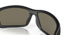 Profile View of Costa Del Mar Reefton Unisex Sunglasses in Black/Polarized Blue Mirror 580G 64mm Alternate 1