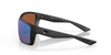 Side View of Costa Del Mar Reefton Unisex Sunglass in Black/Polarized Green Mirror 580G 64 mm
