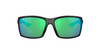 Side View of Costa Del Mar Reefton Unisex Sunglass in Black/Polarized Green Mirror 580G 64 mm Alternate 1