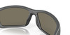 Profile View of Costa Del Mar Reefton Unisex Sunglass Gray Black/Polarized Blue Mirror 580G 64mm Alternate 1