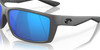Top View of Costa Del Mar Reefton Unisex Sunglass Gray Black/Polarized Blue Mirror 580G 64mm
