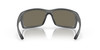 Front View of Costa Del Mar Reefton Unisex Sunglass Gray Black/Polarized Blue Mirror 580G 64mm Alternate 1
