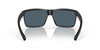 Front View of Costa Del Mar Rinconcito Unisex Designer Sunglass Black/Polarized Gray 580P 60mm Alternate 1