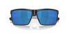 Close Up View of Costa Del Mar Rinconcito Unisex Sunglasses Black/Polarized Blue Mirror 580P 60mm