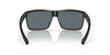 Front View of Costa Del Mar Rinconcito Unisex Sunglasses Black/Polarized Blue Mirror 580P 60mm Alternate 1