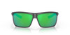 Front View of Costa Del Mar Rinconcito Unisex Sunglasses Gray/Polarized Green Mirror 580P 60mm