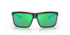 Front View of Costa Del Mar Rinconcito Unisex Sunglass Black/Polarized Green Mirror 580G 60 mm