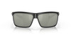 Front View of Costa Del Mar Rinconcito Sunglasses Black/Polarized Gray Silver Mirror 580G 60mm