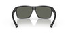 Front View of Costa Del Mar Rinconcito Sunglasses Black/Polarized Gray Silver Mirror 580G 60mm Alternate 1