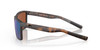 Side View of Costa Del Mar Rinconcito Sunglasses in Tortoise/Polarized Green Mirror 580G 60mm