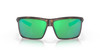Front View of Costa Del Mar Rinconcito Sunglasses in Tortoise/Polarized Green Mirror 580G 60mm