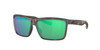 Close Up View of Costa Del Mar Rinconcito Sunglasses in Tortoise/Polarized Green Mirror 580G 60mm Alternate 1
