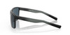 Side View of Costa Del Mar Rincon Unisex Sunglasses in Smoke Crystal/Polarized Gray 580P 63mm