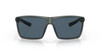 Front View of Costa Del Mar Rincon Unisex Sunglasses in Smoke Crystal/Polarized Gray 580P 63mm
